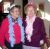 Lucille Dusseau and Helen Travis celebrating their birthdays (in their 90s)